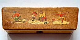 Old winter sports school pencil case (the 50s-60s)