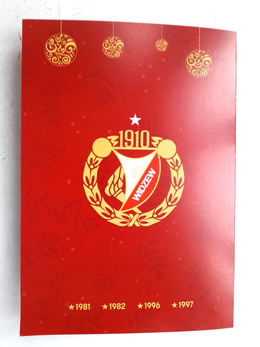 RTS Widzew Lodz Christmas card (official product)