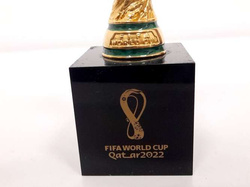 Trophy Replica Pedestal FIFA World Cup Qatar 2022 (Official Licensed Product) 15 cm