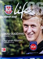 FSV Frankfurt - 1.FC Heidenheim (02.10.2015) official 2.Bundesliga match programme