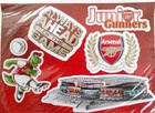 Arsenal FC players, mascot, stadium, crest set of 11 stickers (official product)