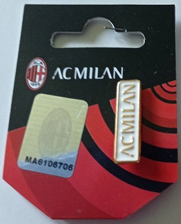 AC Milan the name on the rectangle badge (Official Licensed Product) 