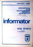 Bulletin of Polish Sport Souvenirs Collectors Association - volume 6 (1982)