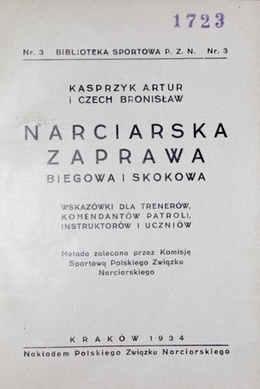 Training of cross-country skiing and ski jump (1934)