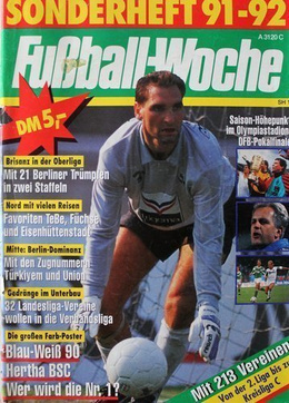 Berlin and East Germany leagues 1991-1992 Fan's Guide (Fussball Woche)