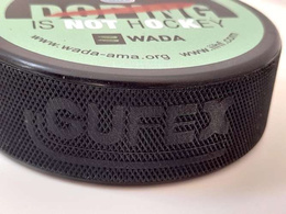 IIHF WADA Doping is not hockey puck (official product)