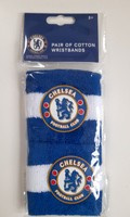 Chelsea FC wristbands side logo - set of 2 items (official product)