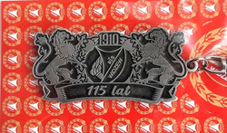 The 115th Anniversary RTS Widzew Lodz fans keyring