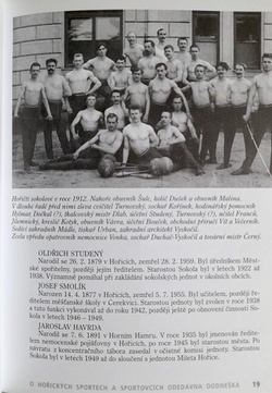 About sport and sportsmen in Horice from the beginning until today (Czech Republic)