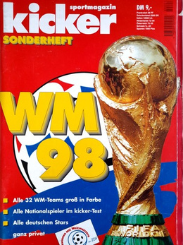 kicker Magazine Fan's Guide - FIFA World Cup France 1998