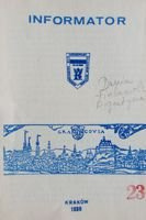 Bulletin of Polish Sport Souvenirs Collectors Association - volume 23 (1986)