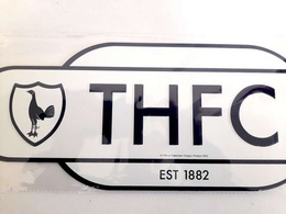Tottenham Hotspur FC colour retro years street sign (official product)