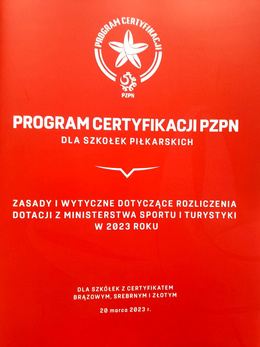 PZPN certification program for football schools