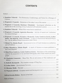 Selected areas of intercultural dialogue in martial arts