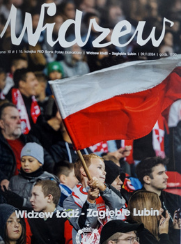Widzew Lodz - Zaglebie Lubin, PKO BP Ekstraklasa official match programme (9.11.2024)