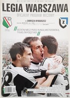 Legia Warsaw - Zawisza Bydgoszcz, T-Mobile Ekstraklasa (6.4.2014) official match programme
