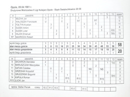 Speedway Almanach of Opole 1961 (issue nr 1)