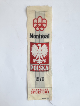Olympic Games Montreal 1976 Poland Team pennant