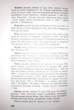History of District Silesia Sokol Association (1937)