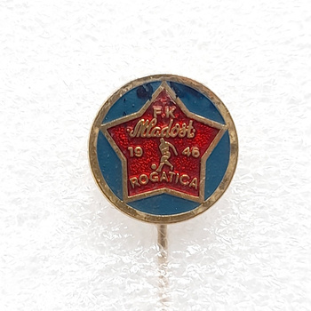 FK Maldost Rogatica crest badge (epoxy, signed)
