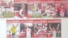 Slavia Prague match programmes 2009-2012, Czech Republic (9 issues)
