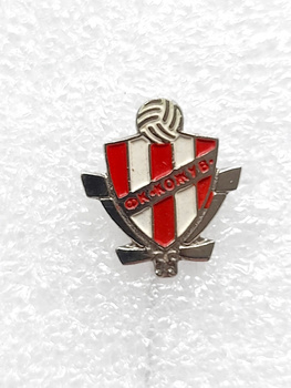 FK Kozuv crest badge (Macedonia, lacquer, signed)