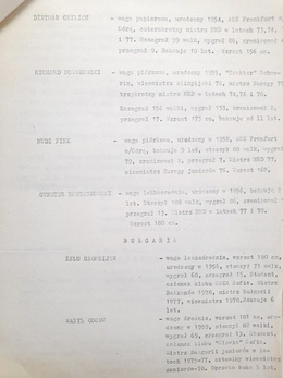 II International Boxing Tournament of Feliks Stamm memorial. Notes of boxers guide (Warsaw, November 1978)