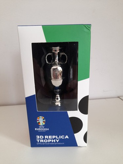 Miniature replica of the trophy of the UEFA Euro 2024 Germany, 11 cm (Official Licensed Product)