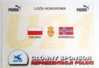 VIP Invitation Ticket to Honorary Box of Poland - Norway U-21 friendly match (21.8.2002, Stargard Szczecinski)