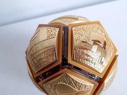 FIFA World Cup Qatar 2022 Puzzle Pin 3D Ball - Iconic Qatar Mosaic set of 12 pins (Official Licensed Product)