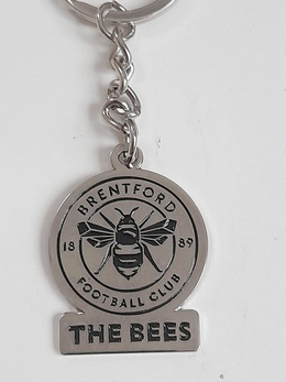 Brentford FC crest & nickname keyring (official product)