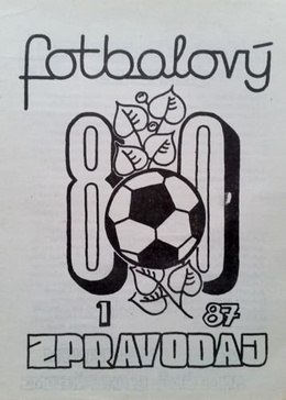 Football Report'80 nr 1/87 (Spartak Roudnice nad Łabą) programme
