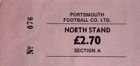 Portsmouth FC old ticket 1980 North Stand England