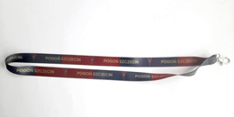 Pogon Szczecin burgundy-blue key lanyard (official product)