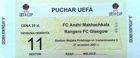 Ticket FC Anzhi Makhachkala - FC Glasgow Rangers UEFA Cup (27.09.2001)