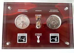 German Bundesliga 3 pins-collection Trophies (official product)