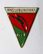 WKS Lublinianka badge (lacquer)