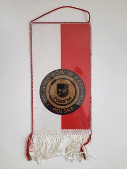1st European Wrestling Junior Championship Poland 1984 (Lodz city) pennant