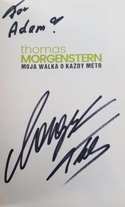 Thomas Morgenstern. My fight for every meter (signed by the author)