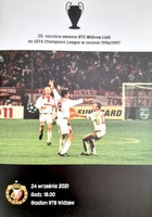 Widzew Łódź 25th year of promotion to the Champions League 1996/1997