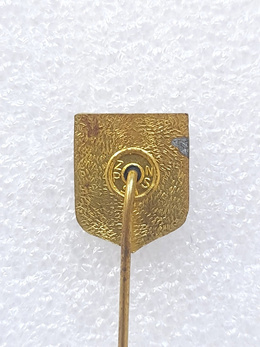 NK Dinamo Vinkovci badge with ball (lacquer, signature)