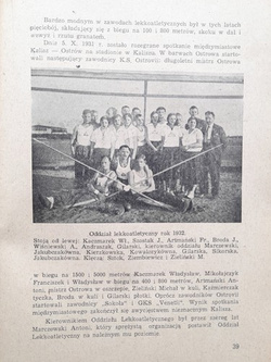 40 years of ZS Kolejarz-Ostrovia 1909-1949