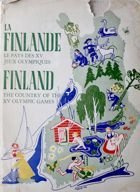 Finland. The Country of the XV Olympic Games NOC official product