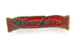 Widzew Lodz mini scarf Heart of Lodz badge (lacquer)