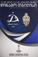Dinamo Tbilisi - UE Engordany, UEFA Europa League Qualifier (11.07.20019) Official Programme