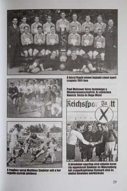 Football history lesson. Not only for boys. with an inscription