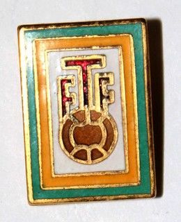 The Togolese Football Federation (enamel, signature)