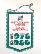 Polish Academic Championships for Higher Scholls 1978-1980 pennant