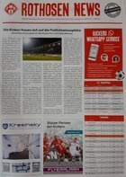 Würzburger Kickers - Fortuna Koln 3. league official programm (18.03.2016)