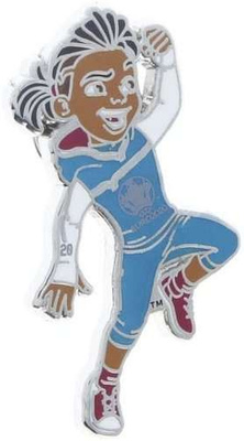 Euro 2020 Skillzy mascot 7 pins-collection (official product)